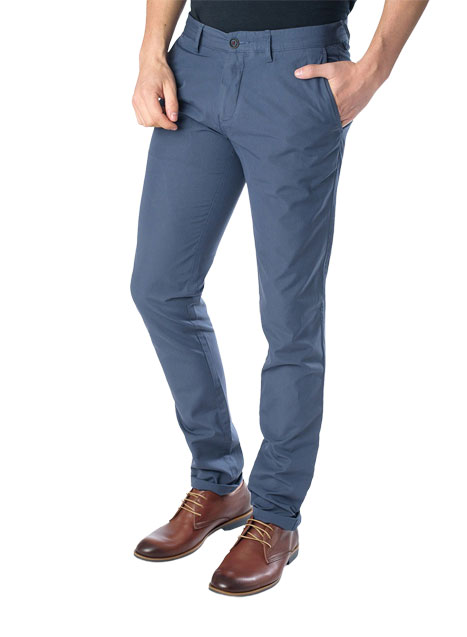 Ανδρικό Παντελόνι chinos Manetti casual indigo blue