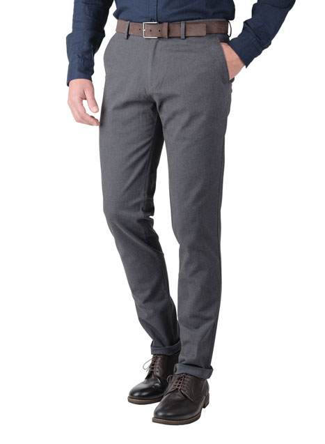 MEN'S MANETTI TROUSER CHINOS CASUAL  GREY