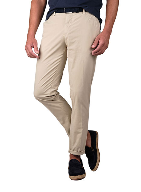 Ανδρικό Παντελόνι chinos Manetti casual beige