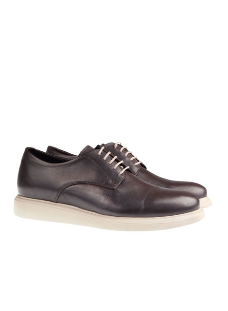 MEN'S ΔΕΡΜΑΤΙΝΟ SNEAKER MANETTI CASUAL  BROWN