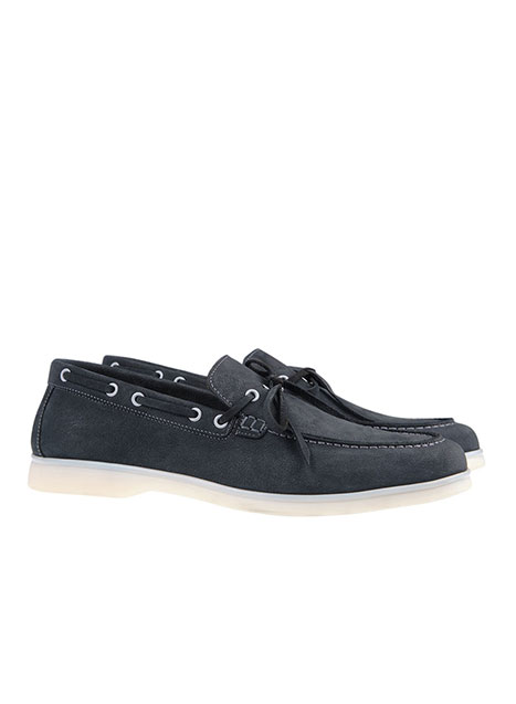 Ανδρικό Boat shoe nubuck Manetti casual blue