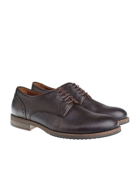 Ανδρικό Δερμάτινο παπούτσι Manetti formal brown