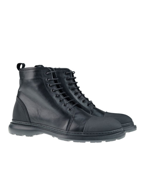 Ανδρικό Μπότα Δετή Manetti casual black