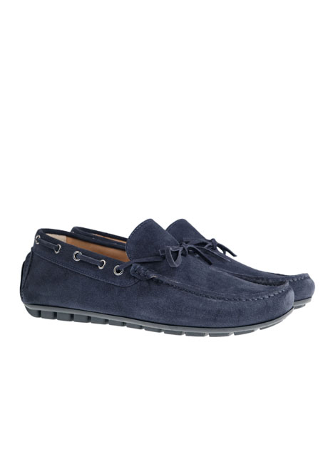 MEN'S MANETTI MOCASSINS CASUAL  BLUE