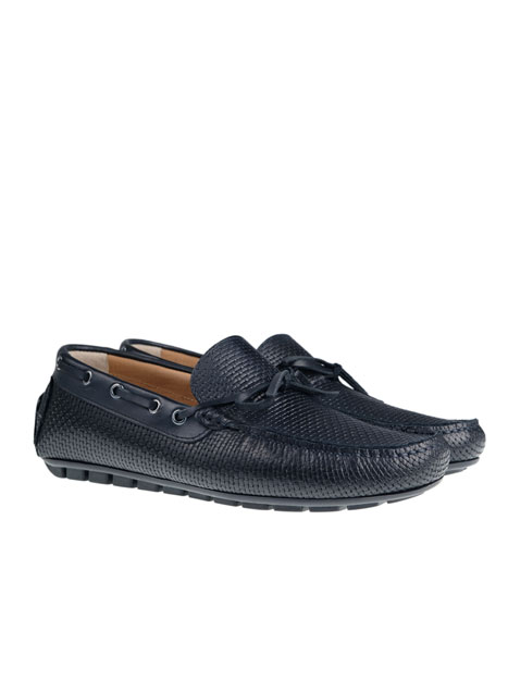 MEN'S MANETTI MOCASSINS CASUAL  BLUE