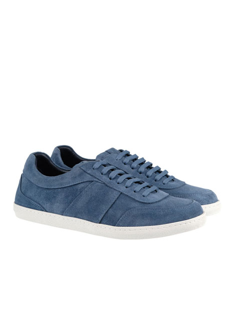 MEN'S SUEDE SNEAKER MANETTI CASUAL  BLUE