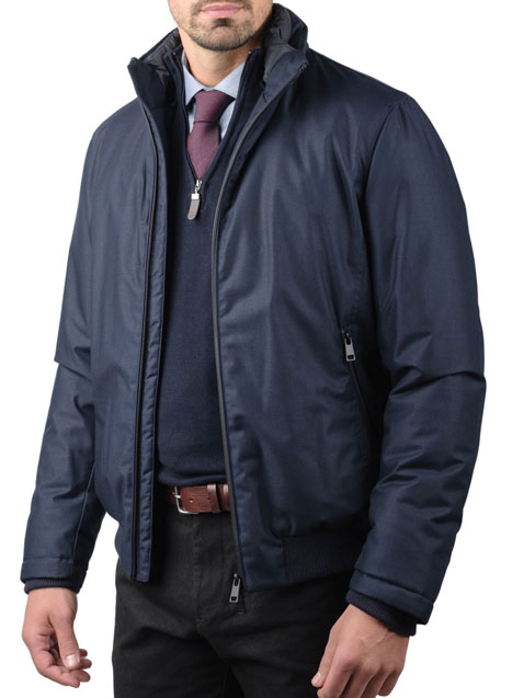 MEN'S MANETTI JACKET FORMAL  BLUE