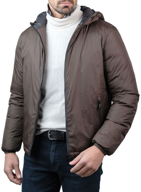 MEN'S MANETTI JACKET CASUAL  KHAKI BROWN