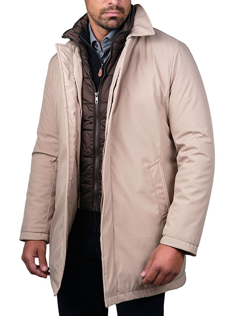 Ανδρικό Μπουφάν Manetti casual beige