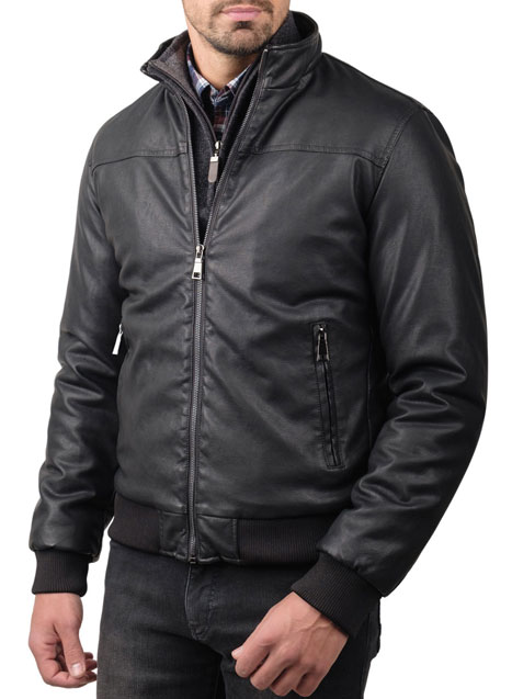 MEN'S MANETTI JACKET CASUAL  BLACK
