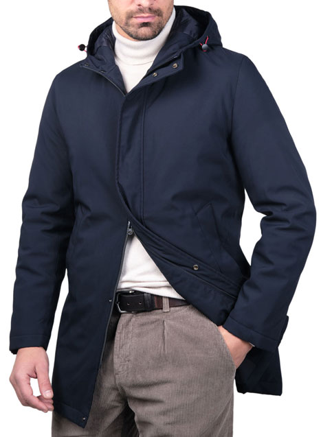 MEN'S ΠΑΡΚΑ MANETTI CASUAL  BLUE