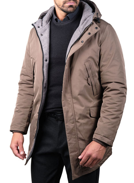 MEN'S MANETTI JACKET CASUAL  FANGO