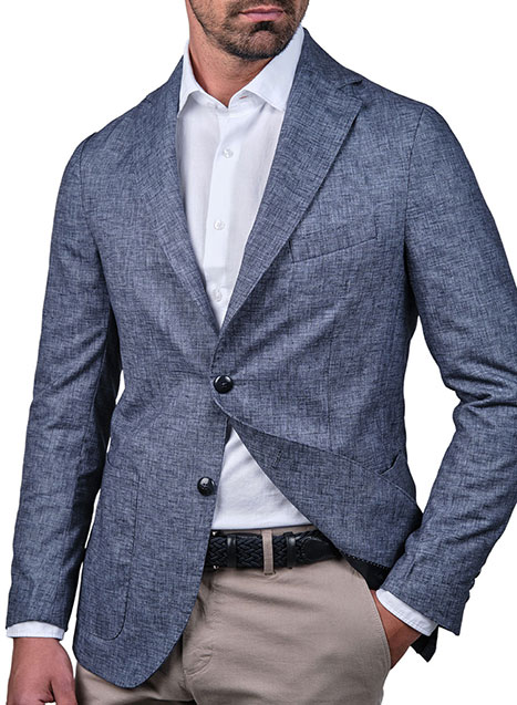 Ανδρικό Σακάκι Manetti formal indigo blue