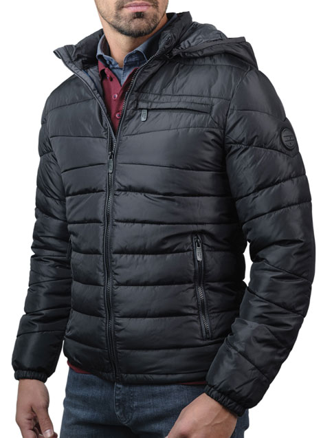 Ανδρικό Μπουφάν puffer Manetti casual black
