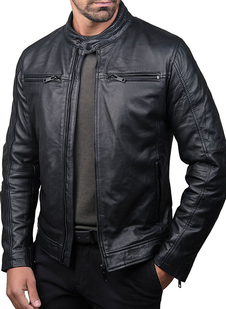 MEN'S ΔΕΡΜΑΤΙΝΟ ΜΠΟΥΦΑΝ MANETTI CASUAL  BLACK