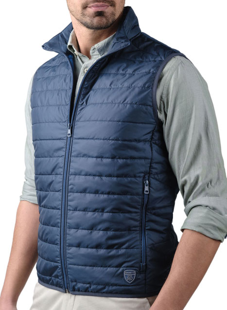 MEN'S PUFFER VEST MANETTI CASUAL  BLUE