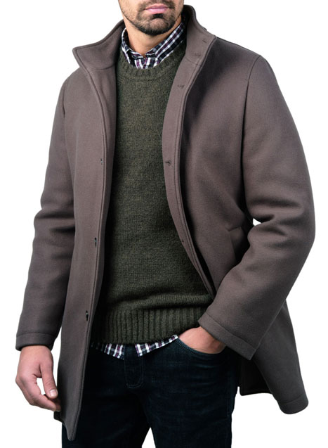 MEN'S MANETTI JACKET CASUAL  FANGO
