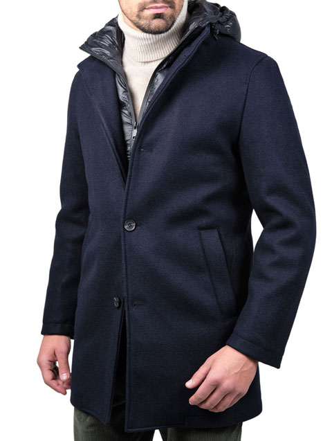 MEN'S MANETTI JACKET CASUAL  BLUE