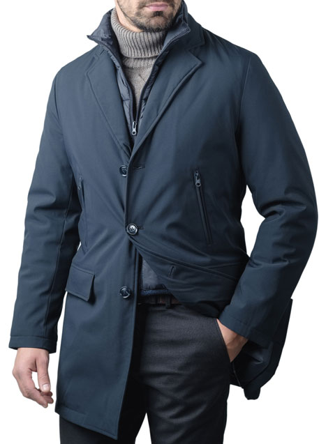 MEN'S MANETTI JACKET FORMAL  BLUE