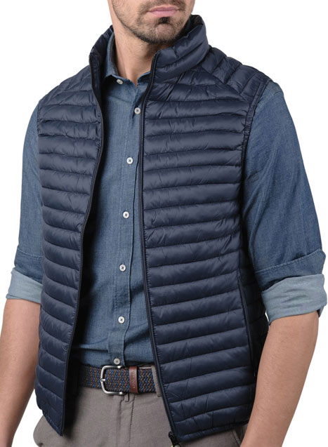 Ανδρικό Γιλέκο puffer manetti casual blue
