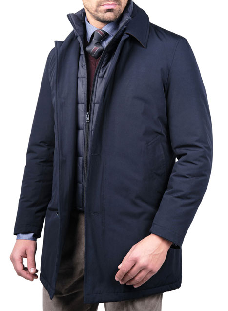 MEN'S MANETTI JACKET CASUAL  BLUE