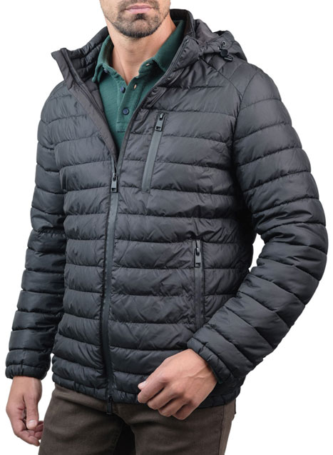 Ανδρικό Μπουφάν puffer Manetti casual black