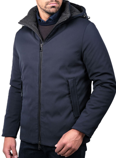 MEN'S MANETTI JACKET CASUAL  BLUE