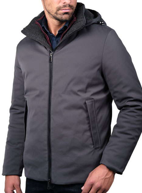 MEN'S MANETTI JACKET CASUAL  GREY