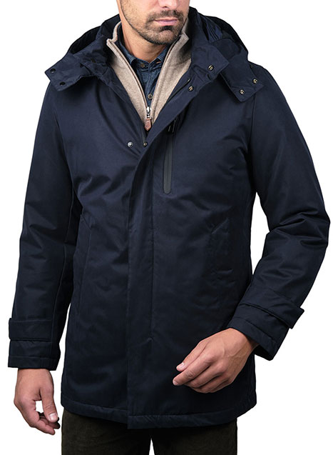 MEN'S MANETTI JACKET CASUAL  BLUE
