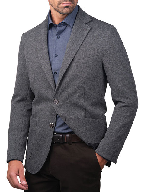 MEN'S MANETTI JACKET FORMAL  GREY
