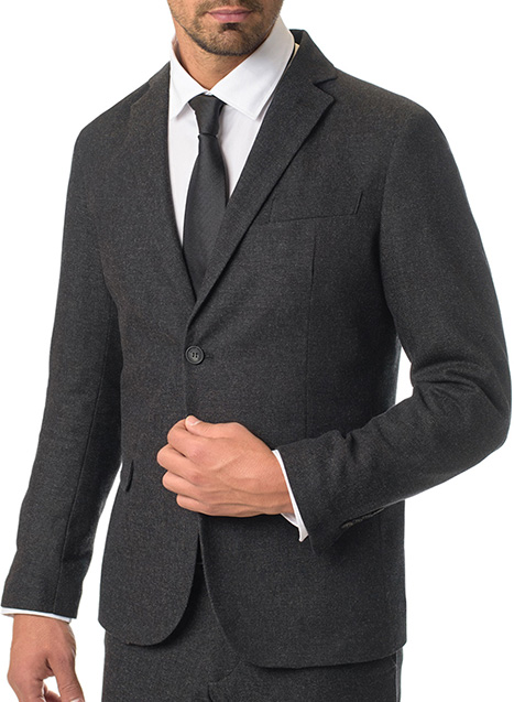 Ανδρικό Σακάκι Manetti formal dark grey