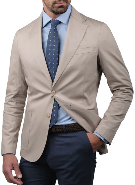 Ανδρικό Σακάκι Manetti formal grey beige