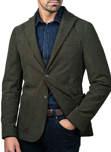 Ανδρικό Σακάκι Manetti formal green