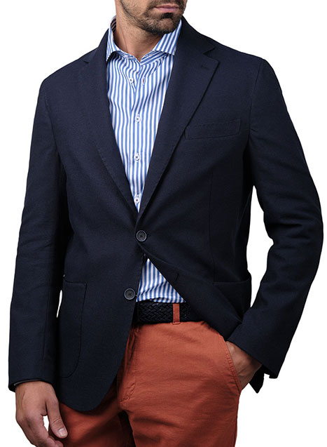 Ανδρικό Σακάκι Manetti formal blue