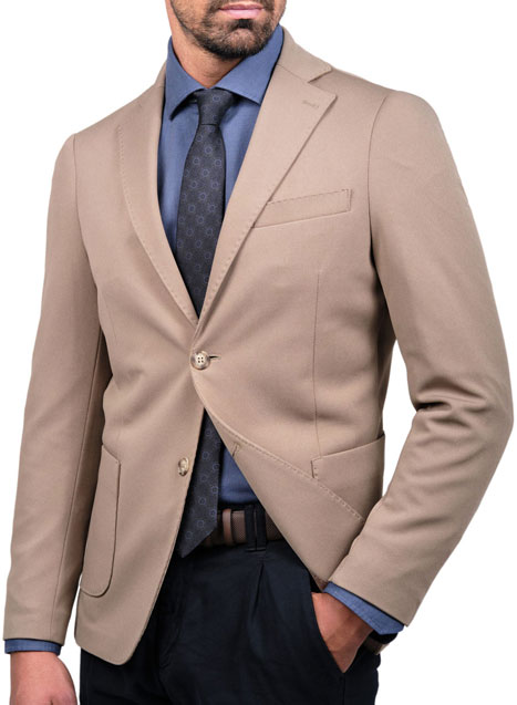 MEN'S MANETTI JACKET FORMAL  FANGO