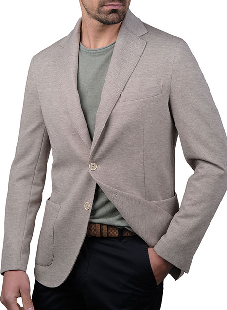MEN'S MANETTI JACKET FORMAL  BEIGE