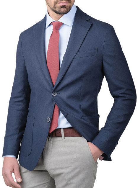 Ανδρικό Σακάκι Manetti formal blue