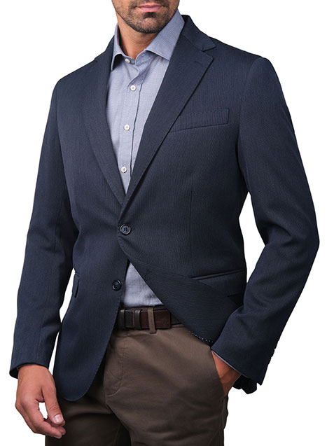 MEN'S MANETTI JACKET FORMAL  BLUE