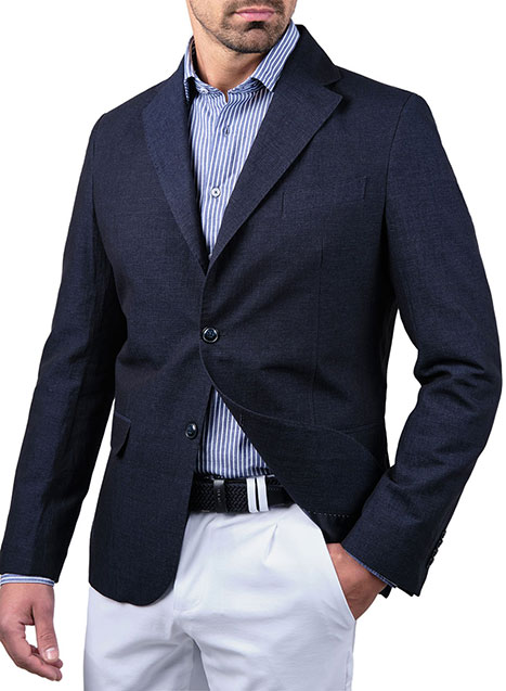 MEN'S MANETTI JACKET FORMAL  NIGHT BLUE