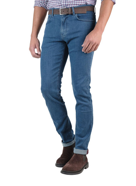 MEN'S JEAN PANTS MANETTI CASUAL  BLUE