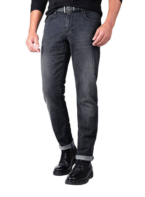 MEN'S JEAN MANETTI CASUAL  FADED BLACK