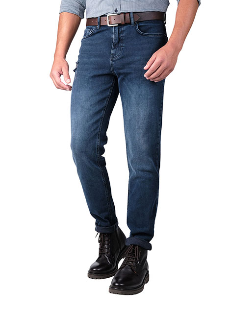 MEN'S JEAN MANETTI CASUAL  GREY BLUE