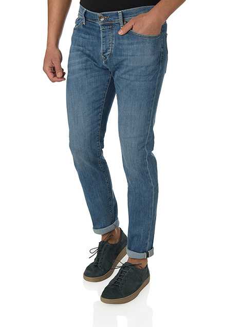 MEN'S JEANS MANETTI CASUAL  BLUE
