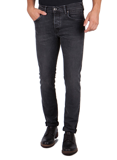 MEN'S JEANS MANETTI CASUAL COTTON WITH ELASTAN BLACK