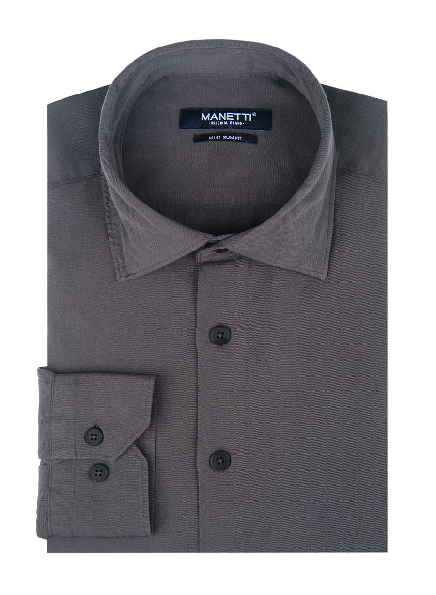 MEN'S MANETTI SHIRT CASUAL  GREY