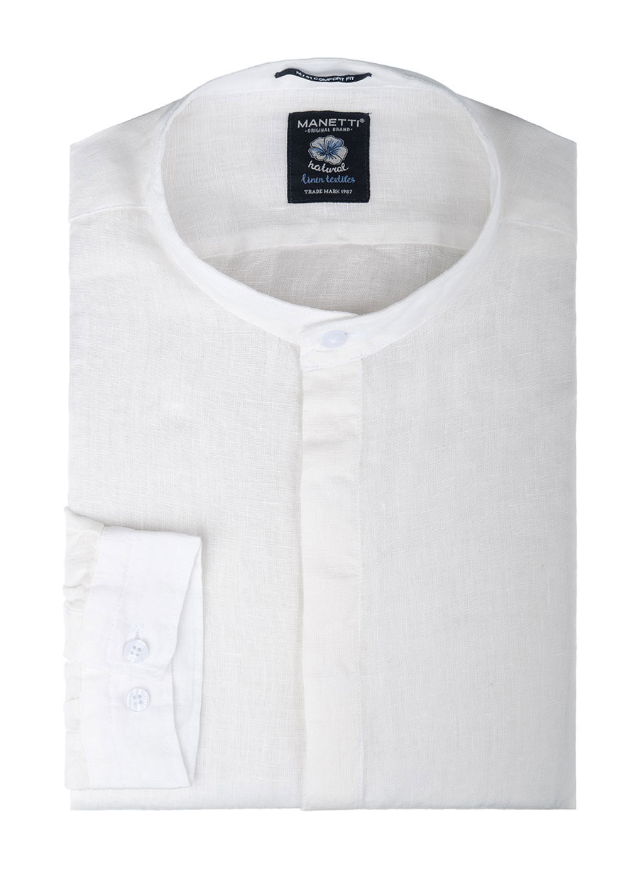 MEN'S MANETTI SHIRT CASUAL  WHITE