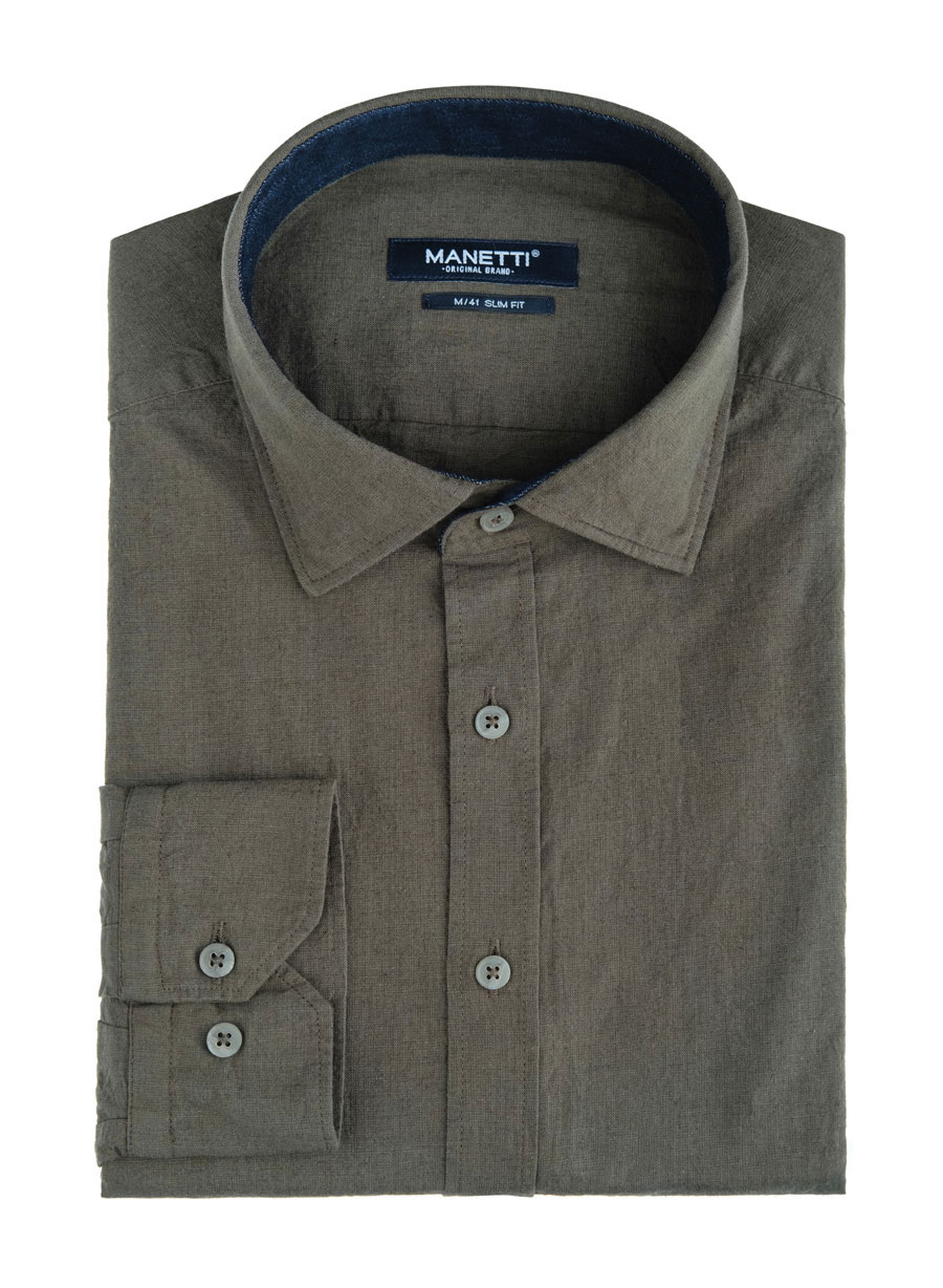 Ανδρικό Πουκάμισο Manetti casual green