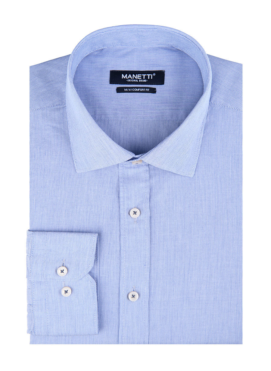 MEN'S MANETTI SHIRT CASUAL  LIGHT BLUE