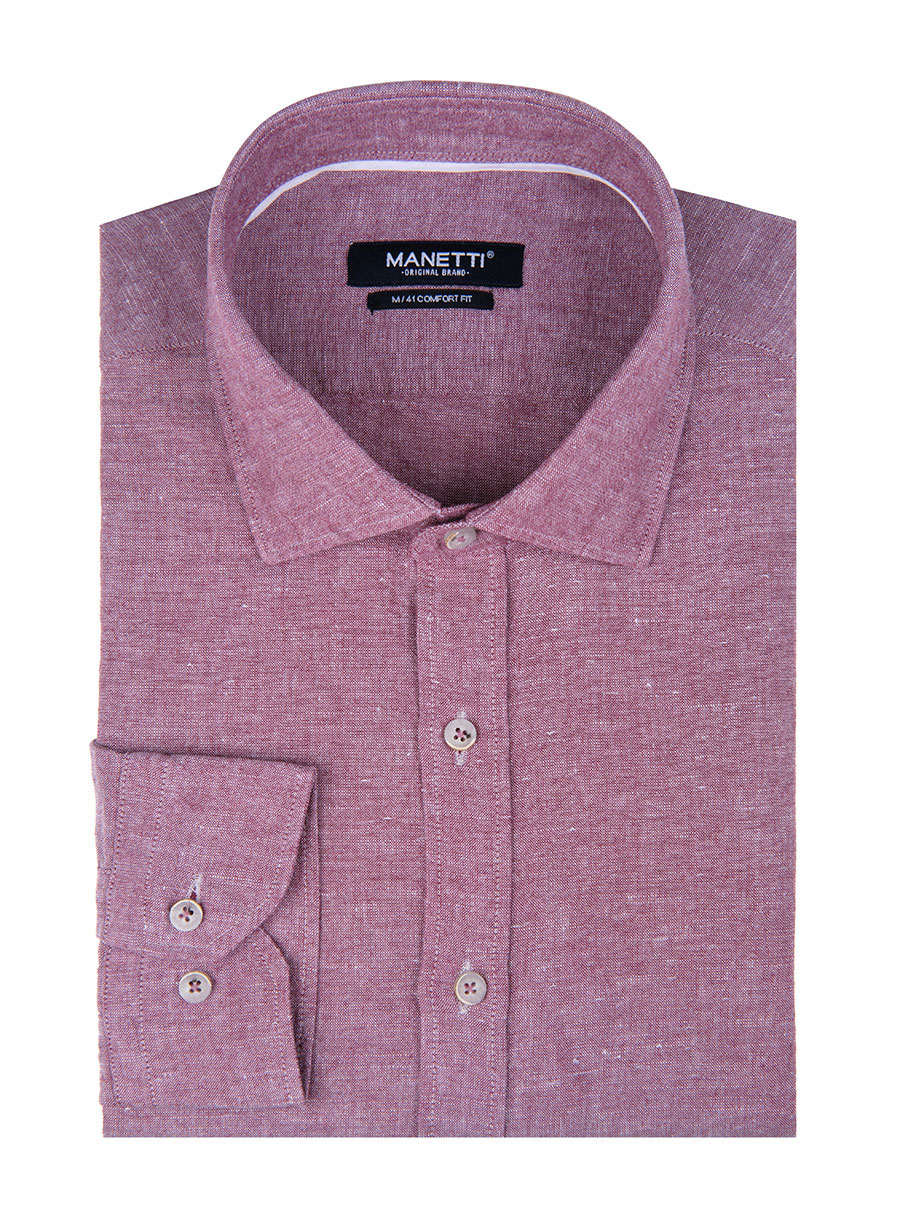 MEN'S MANETTI SHIRT CASUAL  RED