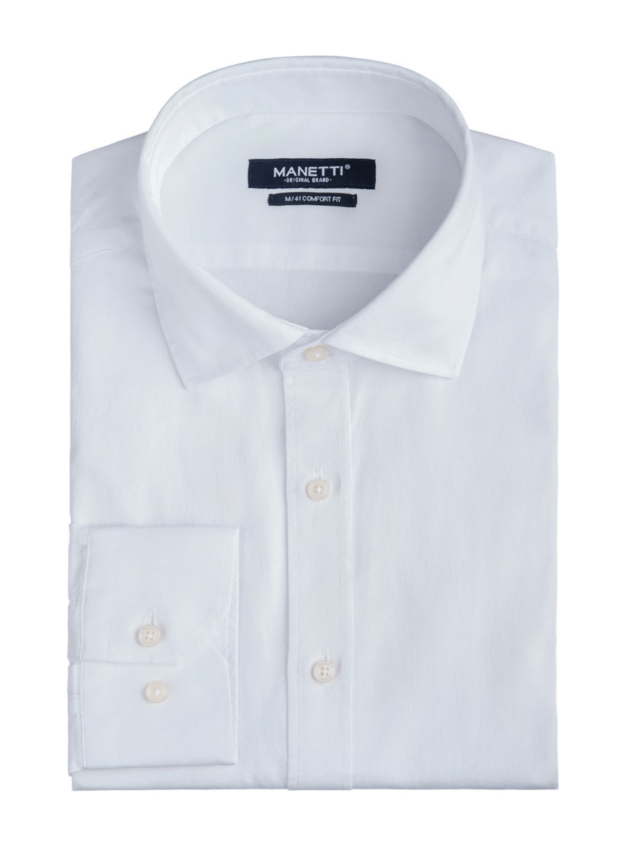 Ανδρικό Πουκάμισο Manetti casual white